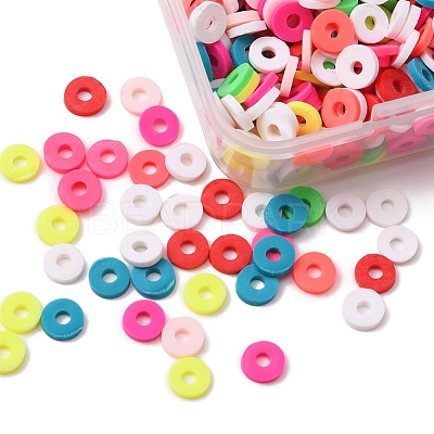 Handmade Luminous Polymer Clay Beads CLAY-YW0001-52-1