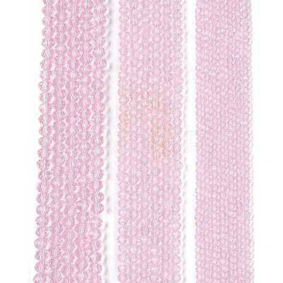 Glass Beads Strands EGLA-A044-T4mm-D10-1