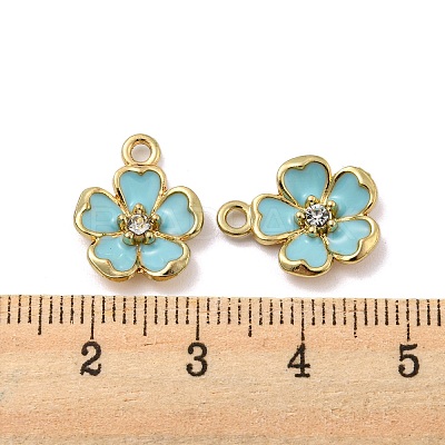 Alloy Enamel Pendants ENAM-D063-01G-01-1