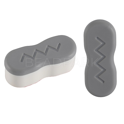 ABS Plastic Bidet Toilet Seat Bumpers with Strong Adhesive for Toilet Cover Adhesive AJEW-WH20060-61B-1