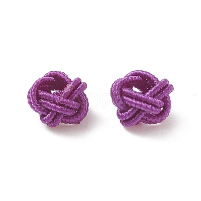 100Pcs Nylon Cord Woven Beads NWIR-XCP0001-12-1