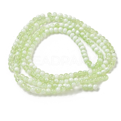 Crackle Glass Beads Strands GLAA-U001-4mm-09-1