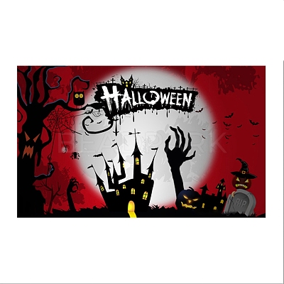 Polyester Halloween Banner Background Cloth FEPA-K001-001D-1