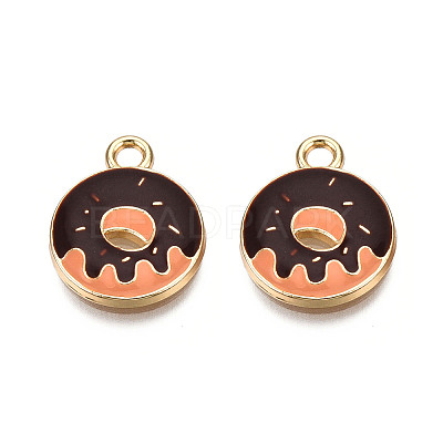 Eco-Friendly Zinc Alloy Pendants LS-X-ENAM-R051-15-01G-NR-1