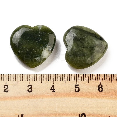 Heart Natural Chinese Jade Palm Stones G-C134-06A-11-1
