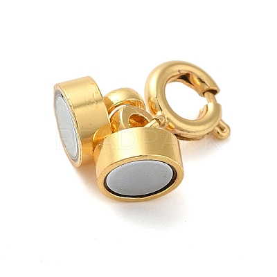 Brass Magnetic Clasps with Springs Clasps LS-KK-NH0002-15G-1
