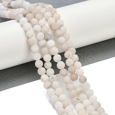 Natural Rutilated Quartz Beads Strands G-T106-326-1