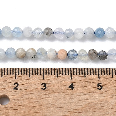 Natural Aquamarine Beads Strands G-L651-C09-4mm-1