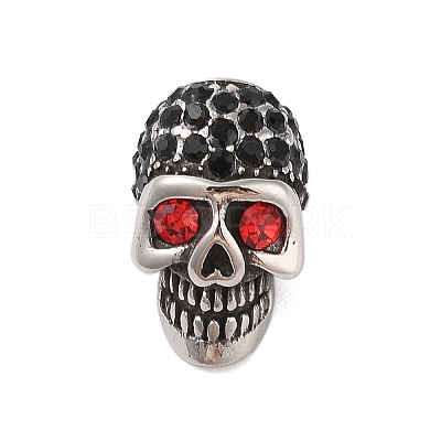 304 Stainless Steel Rhinestone Beads STAS-H446-90AS-02-1