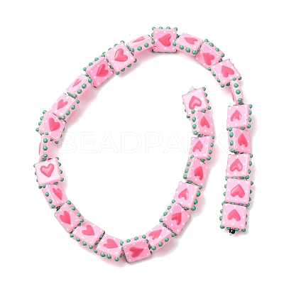 Glass Enamel Beads GL-CBA33A9-03G-1
