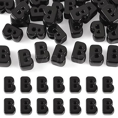 Acrylic European Beads OACR-TAC0013-14B-1