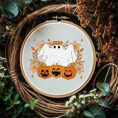 4 Sheets 11.6x8.2 Inch Stick and Stitch Embroidery Patterns DIY-WH0455-224-1