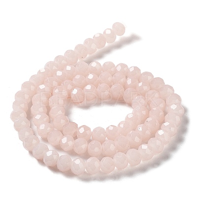 Baking Paint Imitation Jade Glass Bead Strands DGLA-A034-J10mm-A41-1