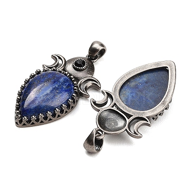 Dyed Natural Lapis Lazuli Pendants GG-CBACC2B-05AS-02-1