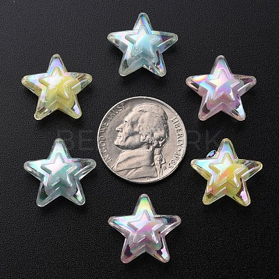 Transparent Acrylic Beads TACR-S152-11B-1