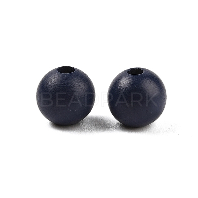Wood European Beads WOOD-M014-01P-1