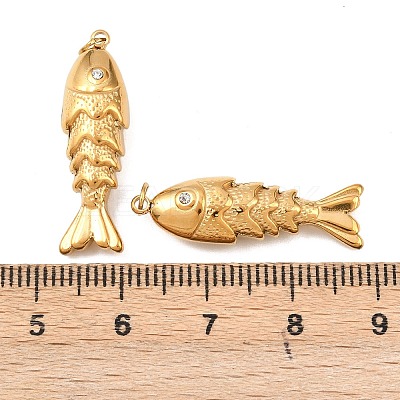 304 Stainless Steel Pendants STAS-H244-15A-G-1