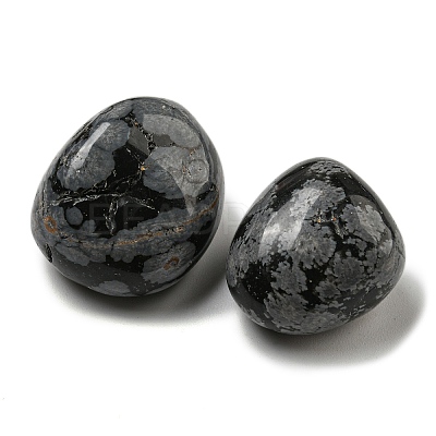 Natural Snowflake Obsidian Beads G-G123-04-1