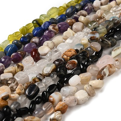 Natural Mixed Stone Beads Strands G-A247-01-1