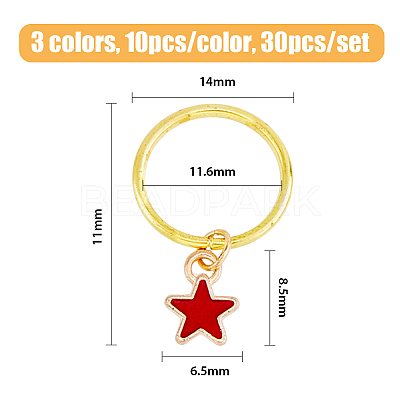 Independence Day Theme DIY Hair Accessories PALLOY-PH01473-1