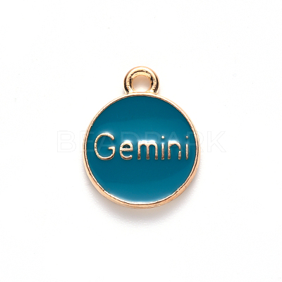 Alloy Enamel Pendants X-ENAM-S124-01B-05I-1