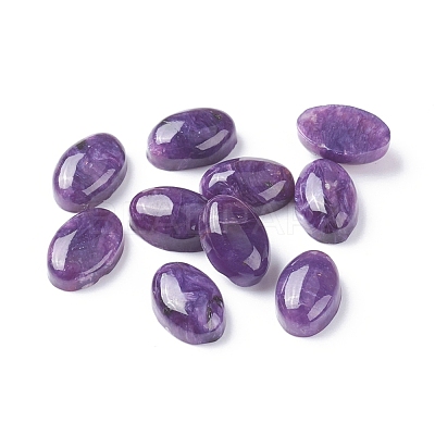 Natural Charoite Cabochons G-E557-05B-1