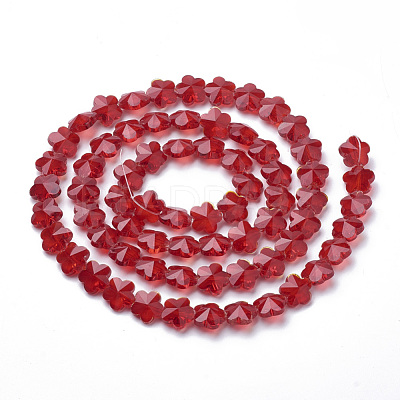 Transparent Glass Beads GLAA-Q066-10mm-C13-1
