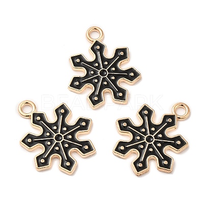 Christmas Light Gold Tone Alloy Enamel Pendants FIND-C031-01KCG-01-1