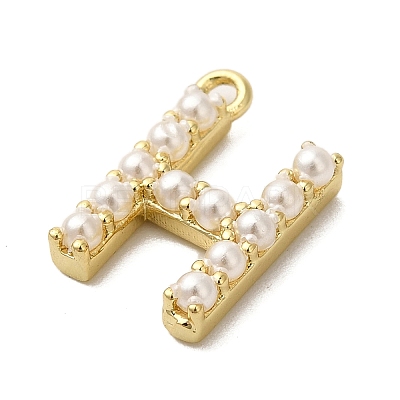 Plastic Imitation Pearl Pendants KK-P230-17G-H-1