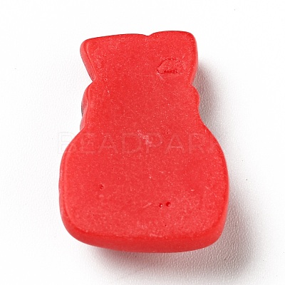 Opaque Christmas Resin Cabochons RESI-G039-07-1
