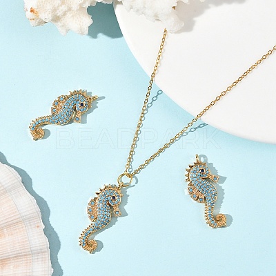 SHEGRACE Brass Synthetic Turquoise Pendants XGRQ5K388-839G-1