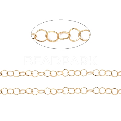 PVD Vacuum Plating 304 Stainless Steel Rolo Chains CHS-F011-05A-G-1