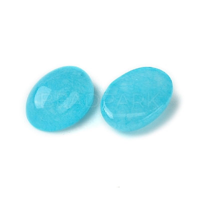 Natural White Jade Cabochons G-A094-01B-29-1