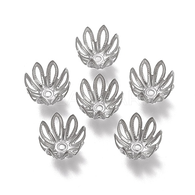 Non-Tarnish 304 Stainless Steel Fancy Bead Caps STAS-K194-17P-1