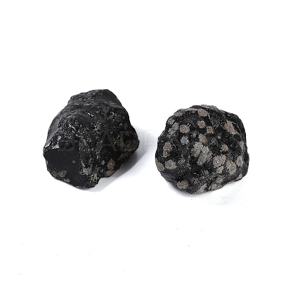 Raw Rough Natural Snowflake Obsidian Beads G-C140-08-1