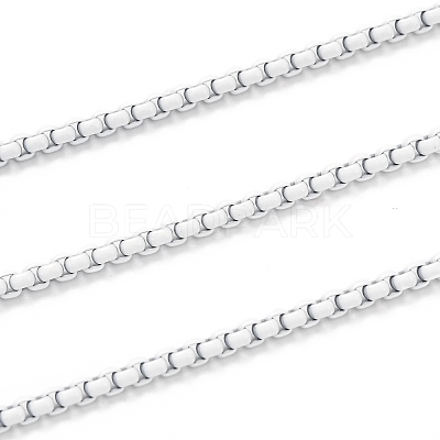 Spray Painted Stainless Steel Box Chains CHS-L027-13-1