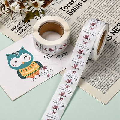 1 Inch Thank You for Supporting My Small Business Stickers X-DIY-M005-C07-1