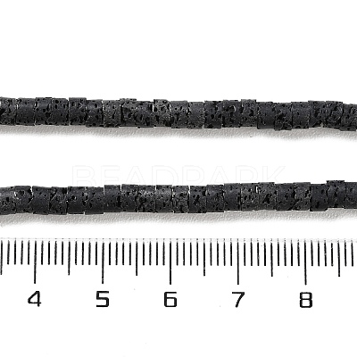 Synthetic Lava Rock Dyed Beads Strands G-H311-10-06-1