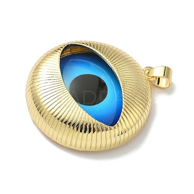 Brass Resin Pendants KK-H079-02A-G04-1