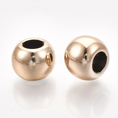 UV Plating ABS Plastic European Beads X-CCB-S162-28G-03-1