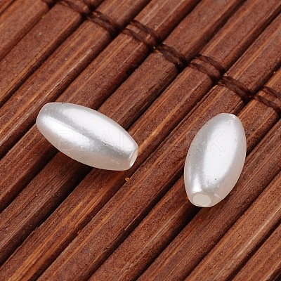 Rice Imitation Pearl Acrylic Beads OACR-L004-2596-1