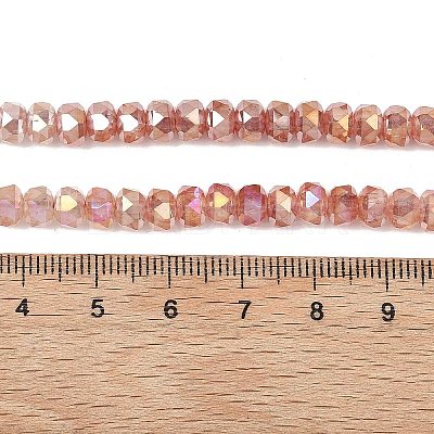 Imitation Jade Glass Beads Strands EGLA-F167-03A-1
