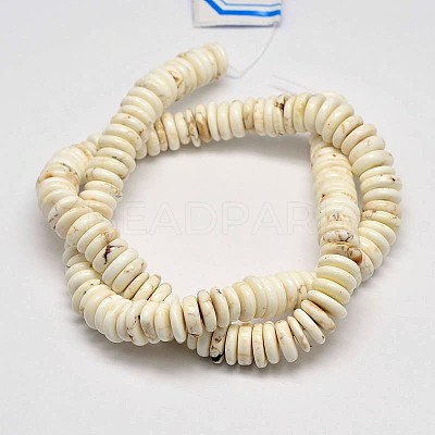 Natural Magnesite Beads Strands X-G-M138-43-1