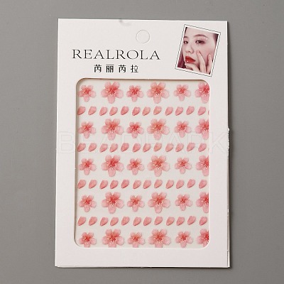 Women's PET Plastic Face Glitter Tattoos Stickers DIY-WH0386-05B-1