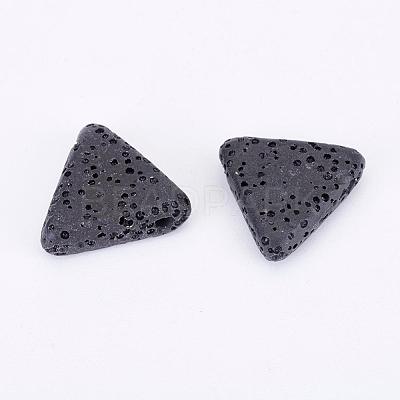Natural Lava Rock Beads G-P316-H-1