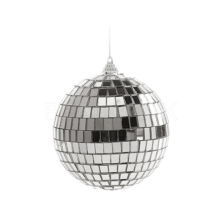 Plastic Disco Ball Pendant Decoration XMAS-PW0002-01C-1