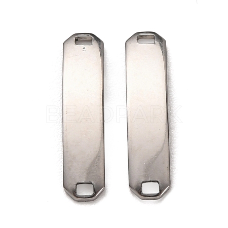 201 Stainless Steel Links Connector Charms STAS-P451-02A-P-1