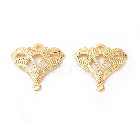 Brass Pendants X-KK-F772-08G-1