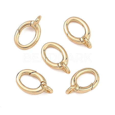 SHEGRACE Brass Spring Gate Rings XGRQ58246-764G-1