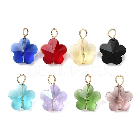 Transparent Glass Pendants PALLOY-JF04099-02-1